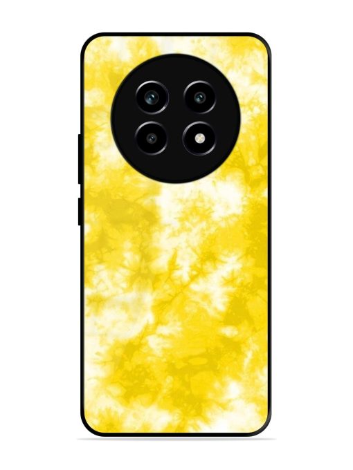 Golden Tie-Dye Twirl Glossy Soft Edge Case for Realme 14 Pro Lite (5G)