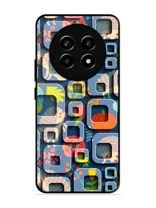 Hedgehog Hideout Glossy Soft Edge Case for Realme 14 Pro Lite (5G)