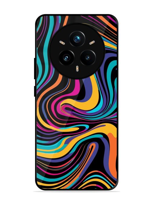 Psychedelic Swirl Glossy Soft Edge Case for Realme 14 Pro Plus (5G)