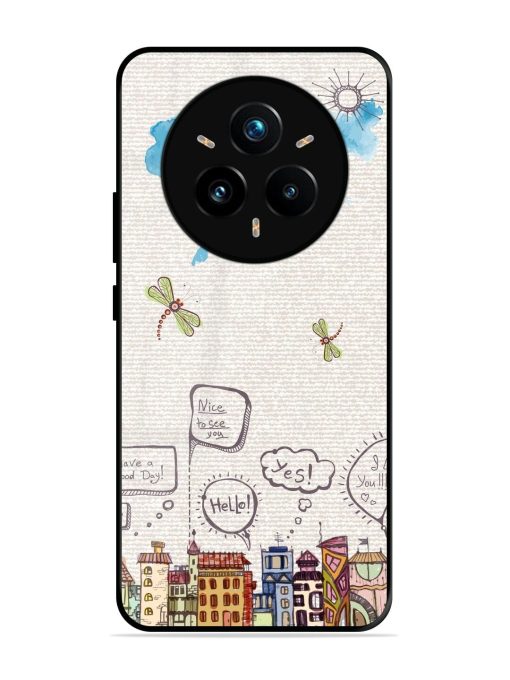 Doodle City Glossy Soft Edge Case for Realme 14 Pro Plus (5G)