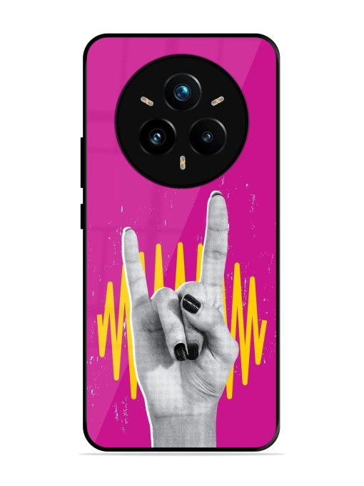 Rock Hand Glossy Soft Edge Case for Realme 14 Pro Plus (5G)