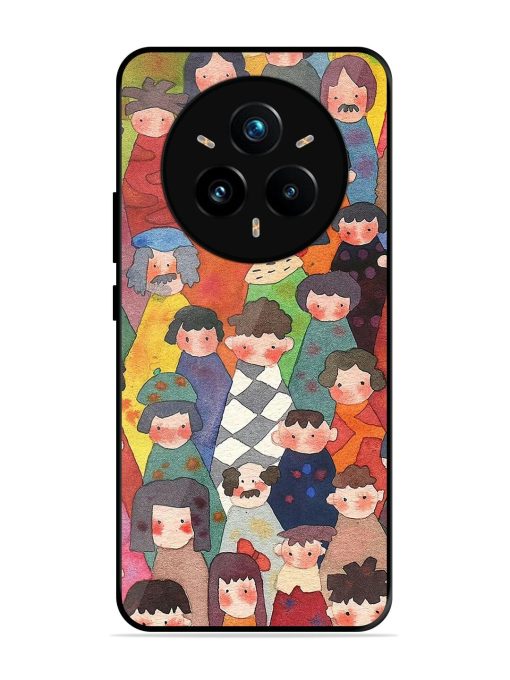 Blooming Arcs Glossy Soft Edge Case for Realme 14 Pro Plus (5G)