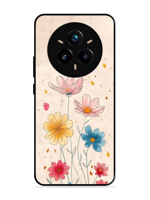 Delicate Bloom Glossy Soft Edge Case for Realme 14 Pro Plus (5G)