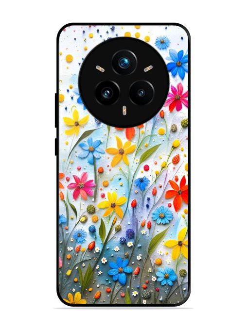 Vibrant Floral Glossy Soft Edge Case for Realme 14 Pro Plus (5G)