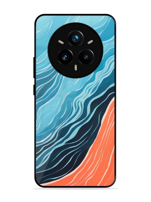Oceanic Divide Glossy Soft Edge Case for Realme 14 Pro Plus (5G)