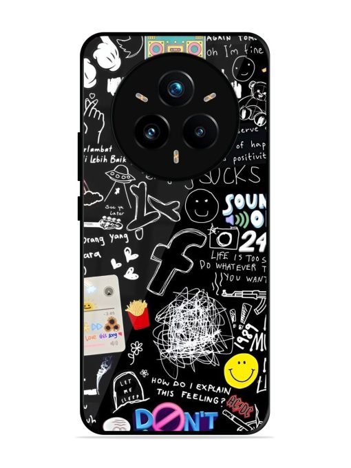 Doodle Diary Glossy Soft Edge Case for Realme 14 Pro Plus (5G)