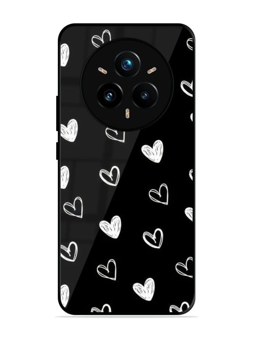 Scattered Hearts Glossy Soft Edge Case for Realme 14 Pro Plus (5G)