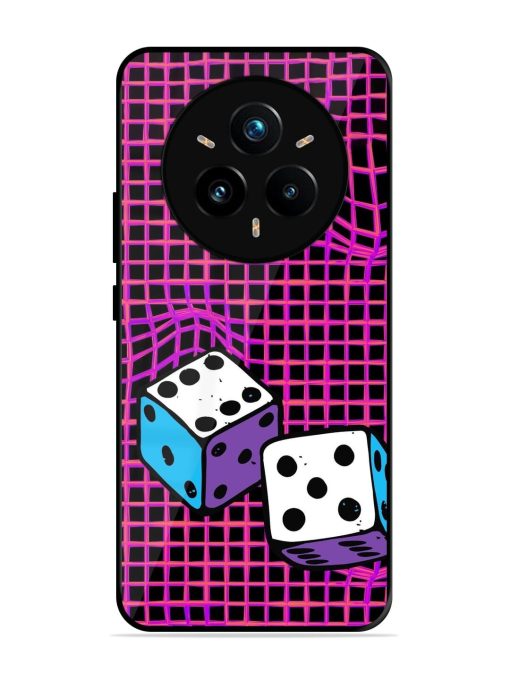 Glitched Dice Glossy Soft Edge Case for Realme 14 Pro Plus (5G)