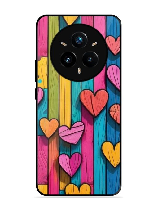 Rainbow Of Hearts Glossy Soft Edge Case for Realme 14 Pro Plus (5G)