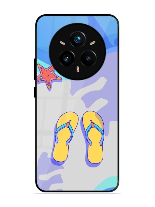 Sandy Toes And Salty Seas Glossy Soft Edge Case for Realme 14 Pro Plus (5G)