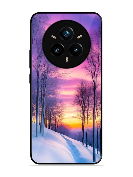 Winter'S Purple Haze Glossy Soft Edge Case for Realme 14 Pro Plus (5G)