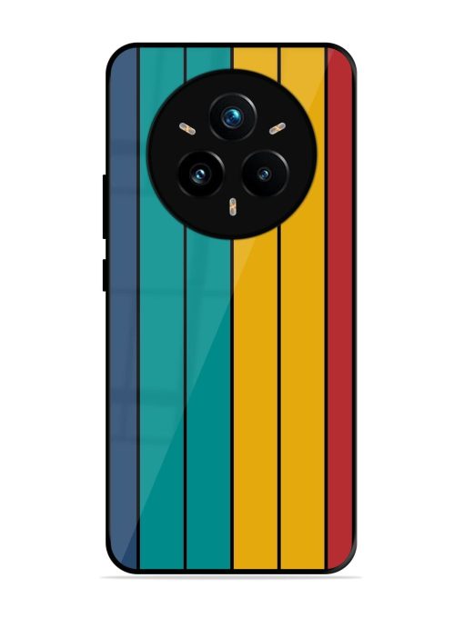 Retro Stripes Glossy Soft Edge Case for Realme 14 Pro Plus (5G)