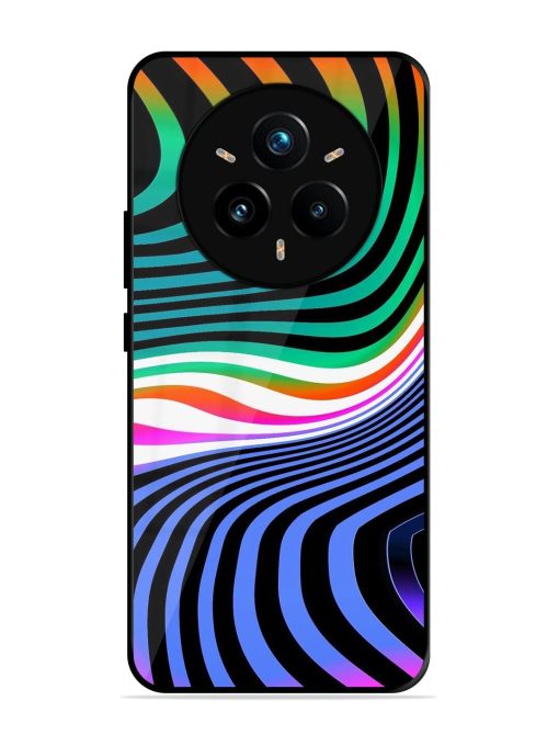 Psychedelic Waves Glossy Soft Edge Case for Realme 14 Pro Plus (5G)