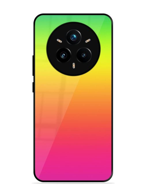 Rainbow Gradient Glossy Soft Edge Case for Realme 14 Pro Plus (5G)