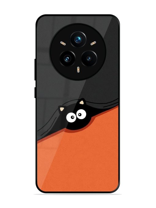 Peek-A-Boo Kitty Glossy Soft Edge Case for Realme 14 Pro Plus (5G)