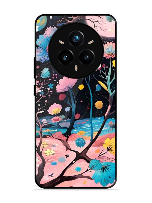 Cosmic Bloom Glossy Soft Edge Case for Realme 14 Pro Plus (5G)