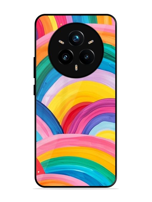 Rainbow Cascade Glossy Soft Edge Case for Realme 14 Pro Plus (5G)
