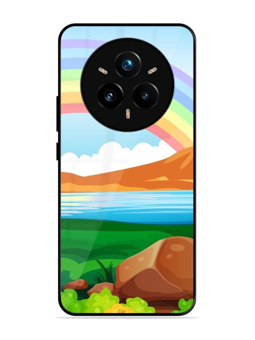 Rainbow Over The Lake Glossy Soft Edge Case for Realme 14 Pro Plus (5G)