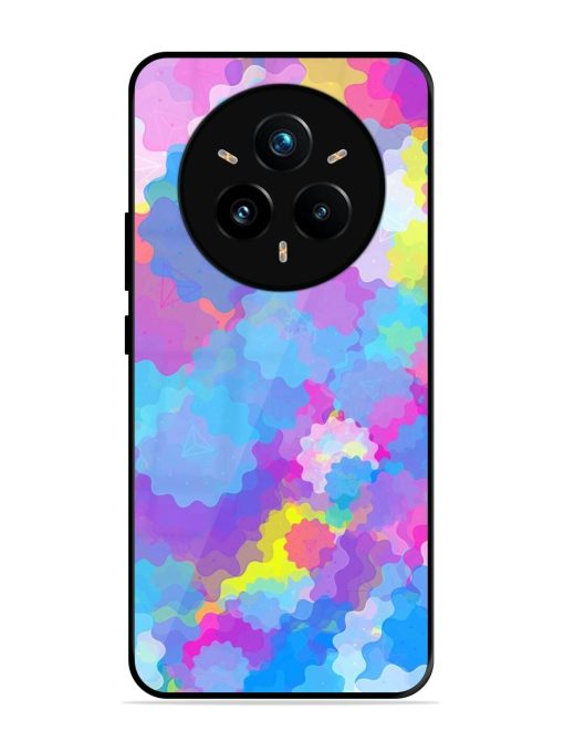 Psychedelic Cloud Burst Glossy Soft Edge Case for Realme 14 Pro Plus (5G)