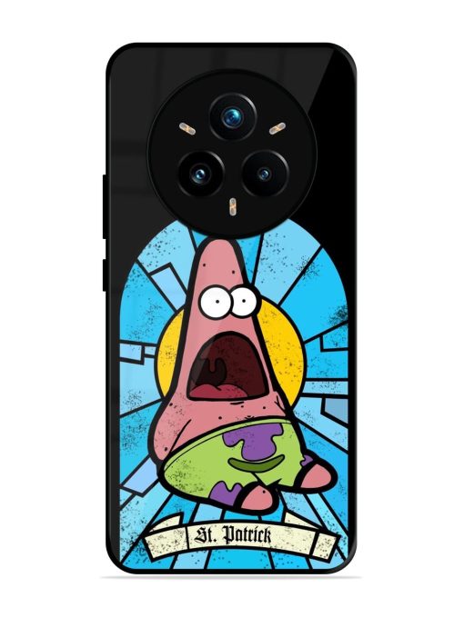 St. Patrick'S Day Stained Glass Patrick Star Glossy Soft Edge Case for Realme 14 Pro Plus (5G)