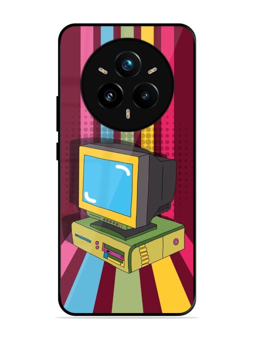 Retro Tech Vibes Glossy Soft Edge Case for Realme 14 Pro Plus (5G)