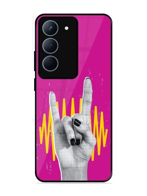 Rock Hand Glossy Soft Edge Case for Realme 14X (5G)