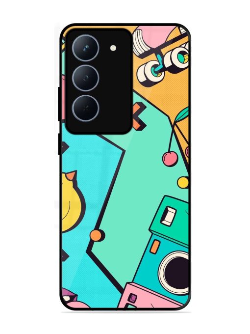 Retro Remix Glossy Soft Edge Case for Realme 14X (5G)