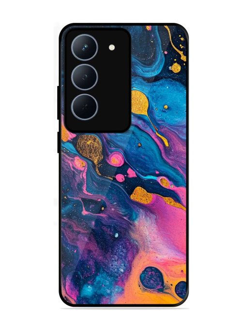 Cosmic Swirl Glossy Soft Edge Case for Realme 14X (5G)