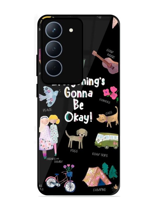 Everything'S Gonna Be Okay Glossy Soft Edge Case for Realme 14X (5G)