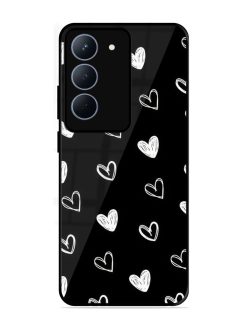 Scattered Hearts Glossy Soft Edge Case for Realme 14X (5G)