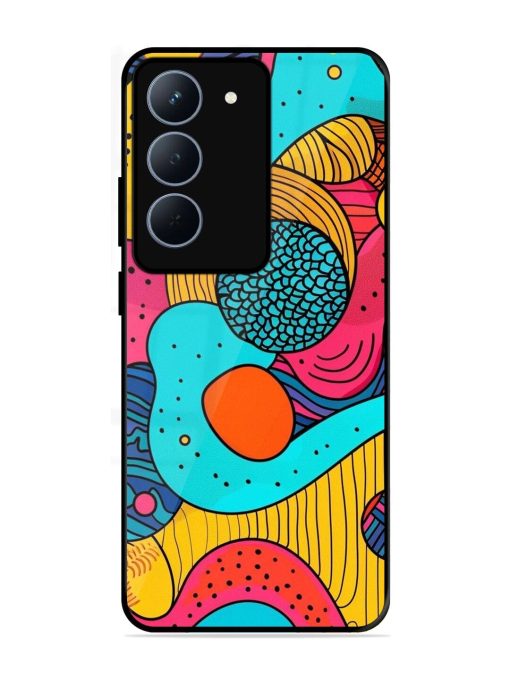 Psychedelic Patterns Glossy Soft Edge Case for Realme 14X (5G)