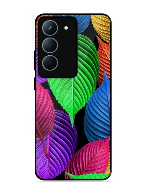 Rainbow Leaf Symphony Glossy Soft Edge Case for Realme 14X (5G)