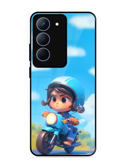 Little Rider Glossy Soft Edge Case for Realme 14X (5G)