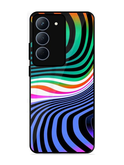 Psychedelic Waves Glossy Soft Edge Case for Realme 14X (5G)