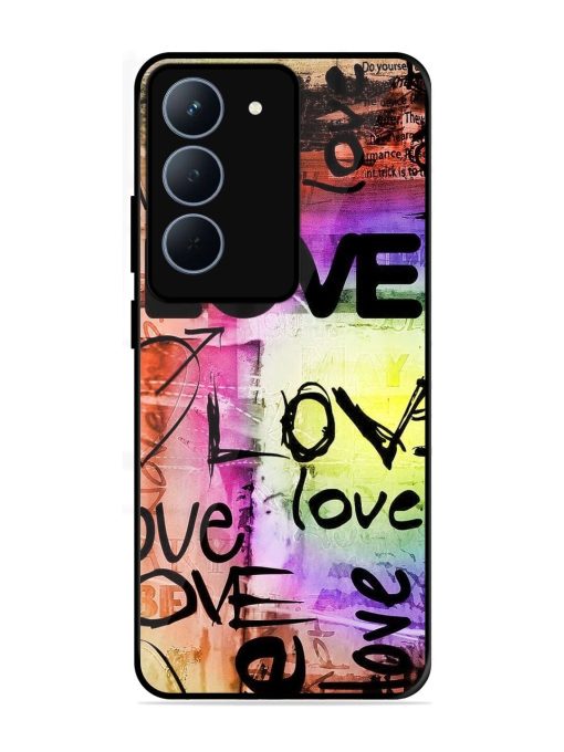 Love Graffiti Glossy Soft Edge Case for Realme 14X (5G)