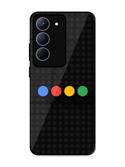Google Dots Glossy Soft Edge Case for Realme 14X (5G)