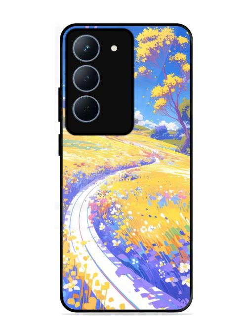 Vibrant Spring Meadow Glossy Soft Edge Case for Realme 14X (5G)