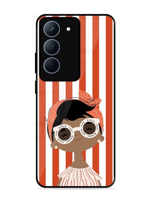 Girls Just Wanna Have Fun Glossy Soft Edge Case for Realme 14X (5G)