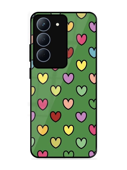 Rainbow Heart Parade Glossy Soft Edge Case for Realme 14X (5G)