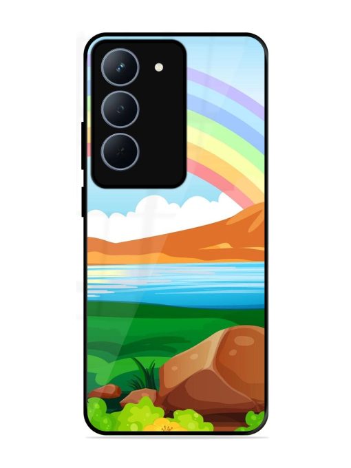 Rainbow Over The Lake Glossy Soft Edge Case for Realme 14X (5G)