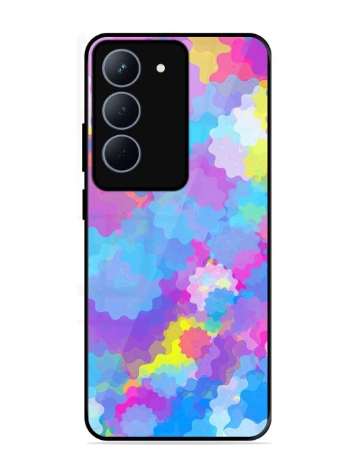 Psychedelic Cloud Burst Glossy Soft Edge Case for Realme 14X (5G)