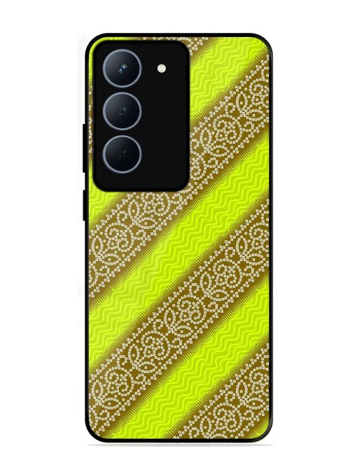 Golden Bandana Bliss Glossy Soft Edge Case for Realme 14X (5G)