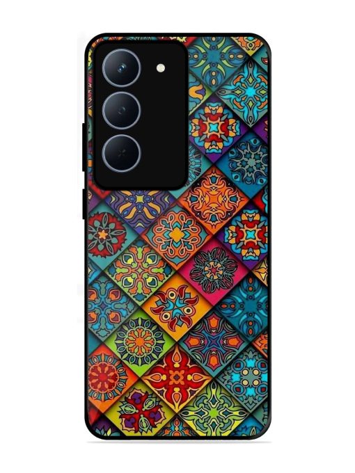 Patchwork Mandala Mosaic Glossy Soft Edge Case for Realme 14X (5G)
