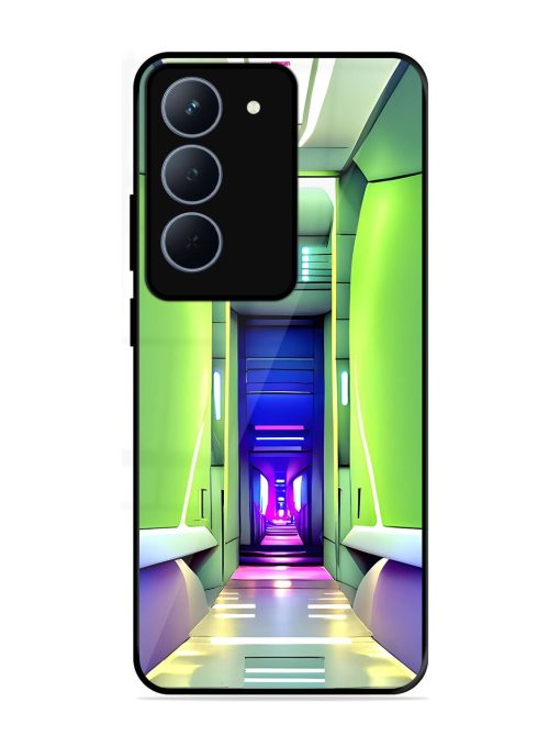 Neon Corridor Glossy Soft Edge Case for Realme 14X (5G)