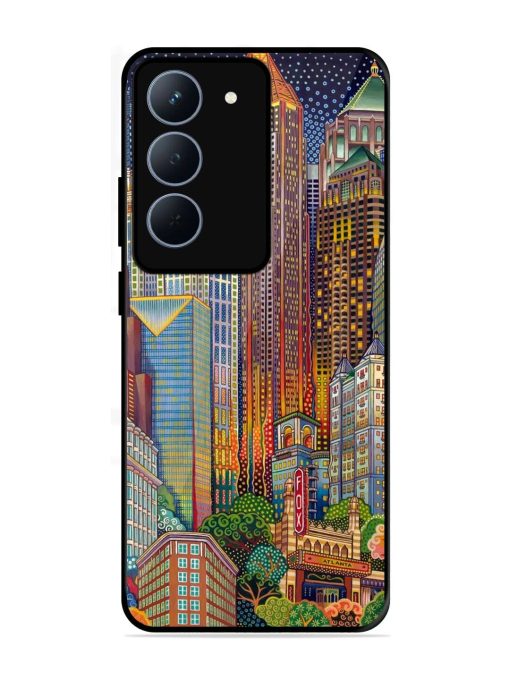 Neon Nightscape Glossy Soft Edge Case for Realme 14X (5G)