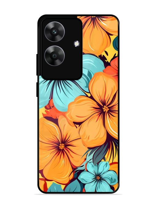Tropical Bloom Glossy Soft Edge Case for Realme C61