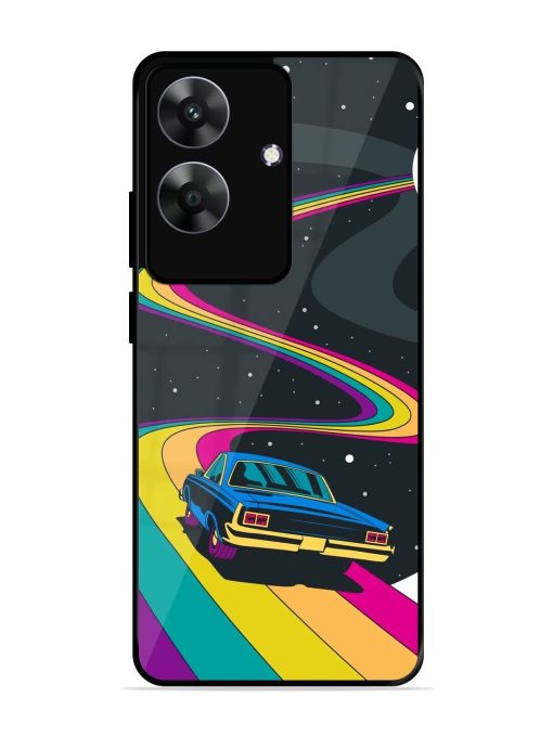 Rainbow Road Glossy Soft Edge Case for Realme C61