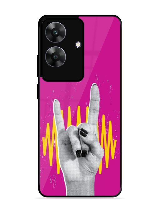 Rock Hand Glossy Soft Edge Case for Realme C61