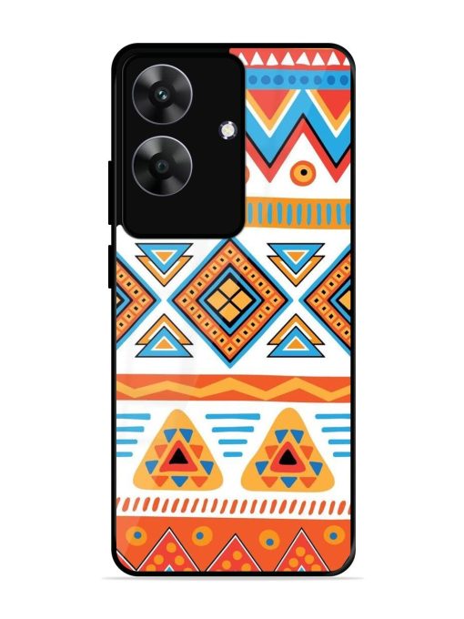 Vibrant Tribal Pattern Glossy Soft Edge Case for Realme C61