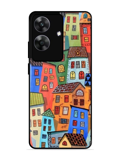 Rainbow House Glossy Soft Edge Case for Realme C61